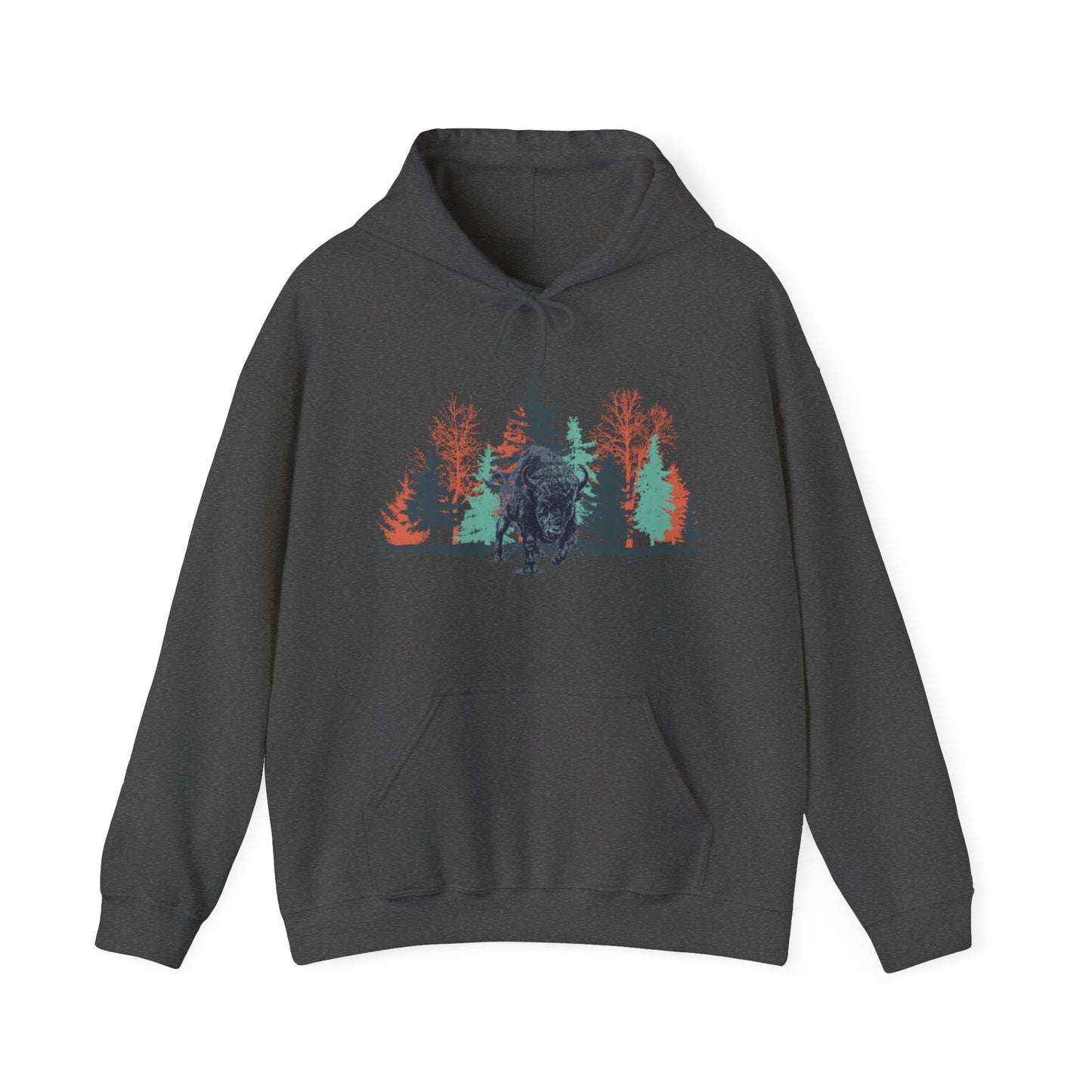 Bison in the Woods Hoodie