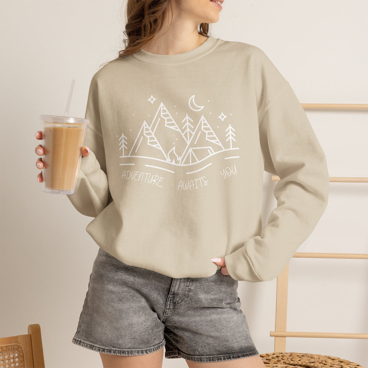 JA Adventure Awaits You Crewneck Sweatshirt