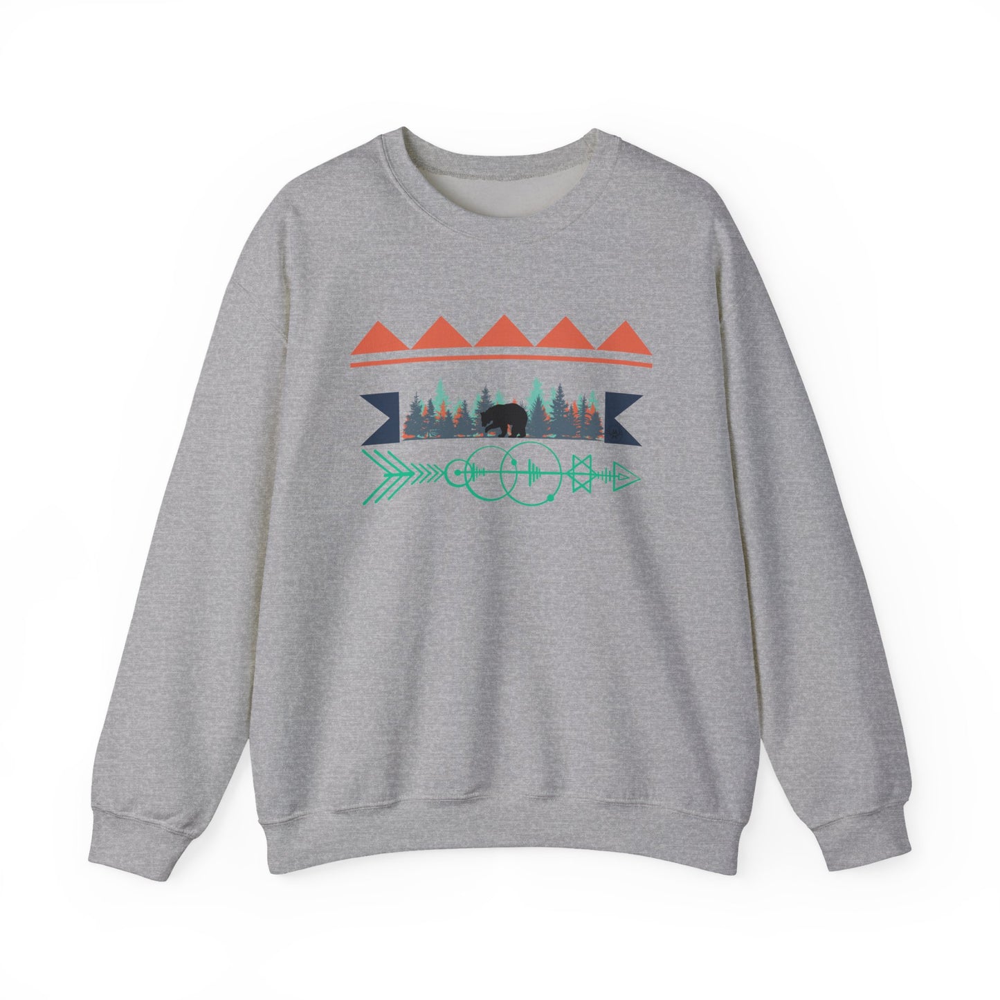 Bear Tribal Crewneck Sweatshirt