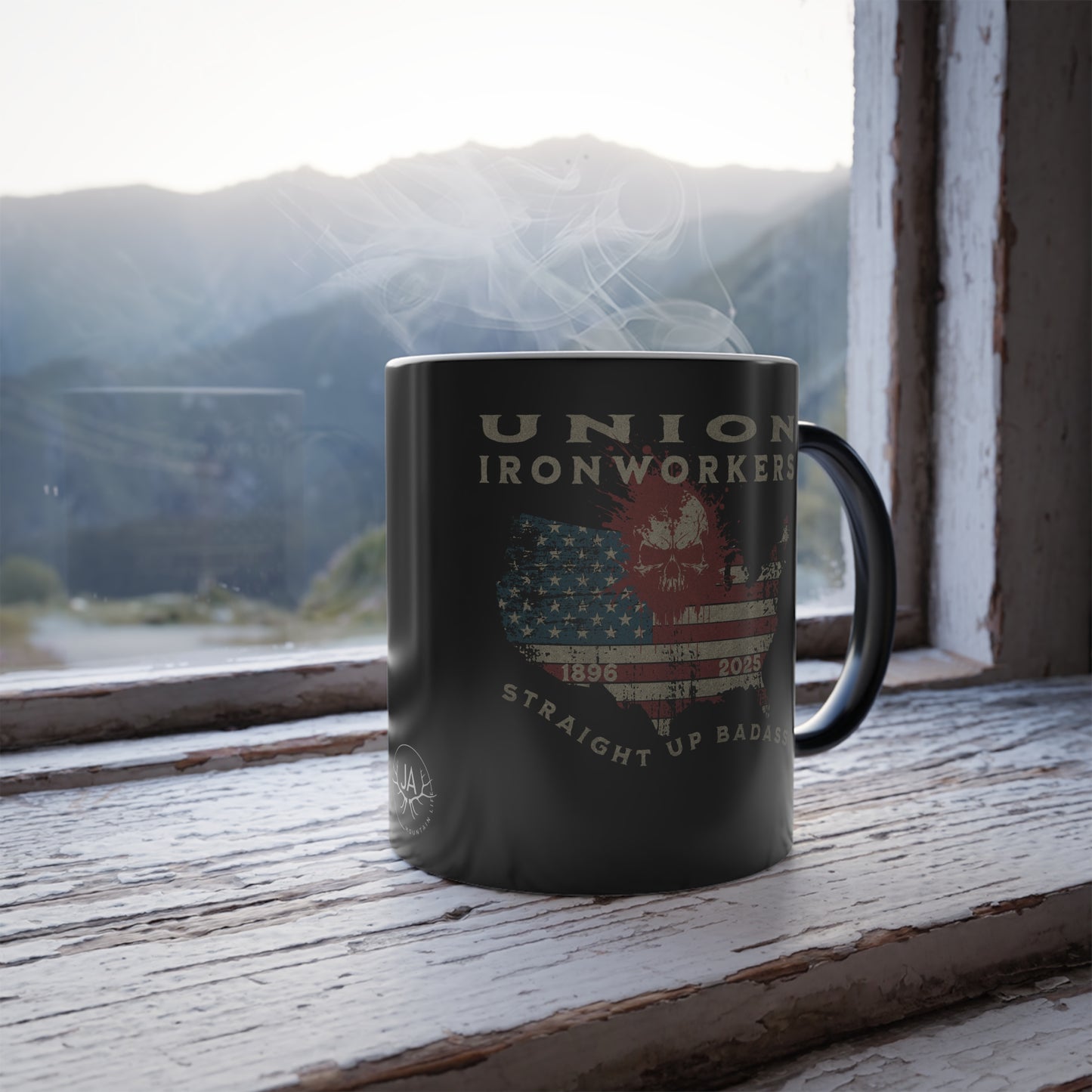 Color Morphing UNION IRONWORKERS Mug