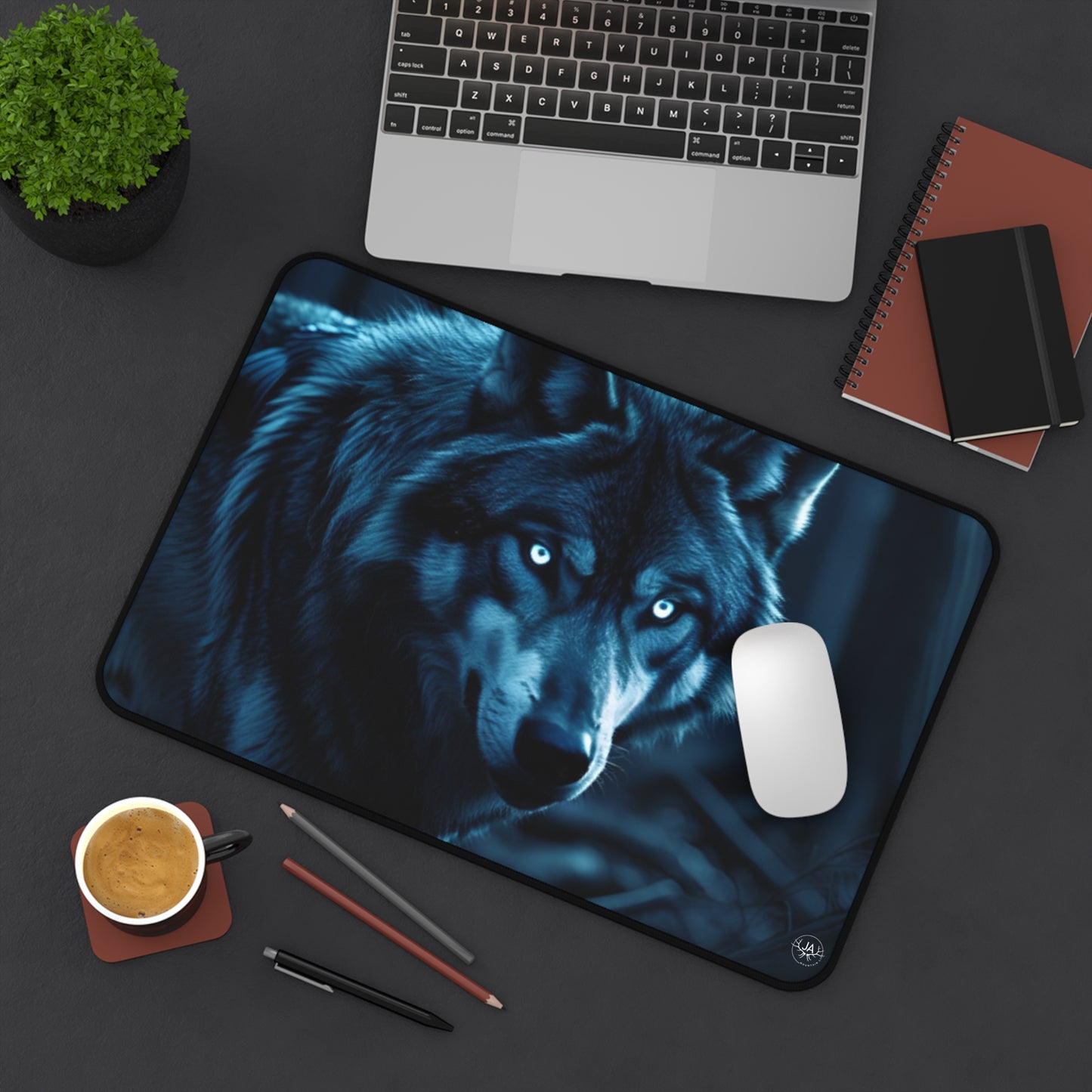 JA The Alpha Wolve Desk Mat