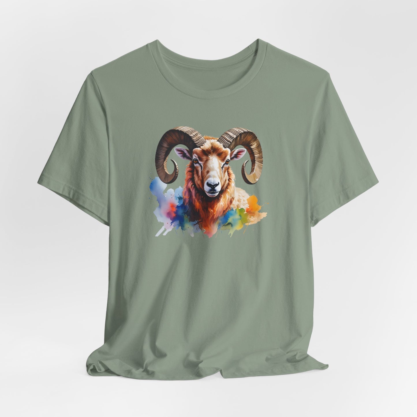 JA Watercolor Big Horn T-Shirt