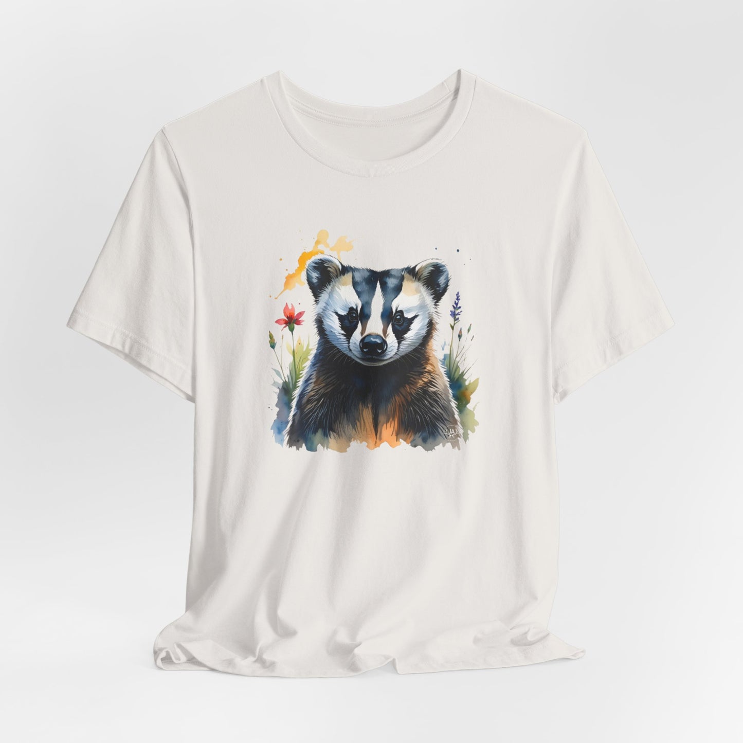 JA Watercolor Badger T-Shirt