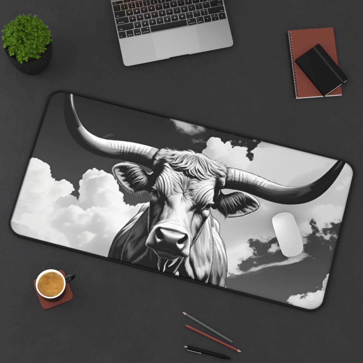 JA Long Horn Desk Mat