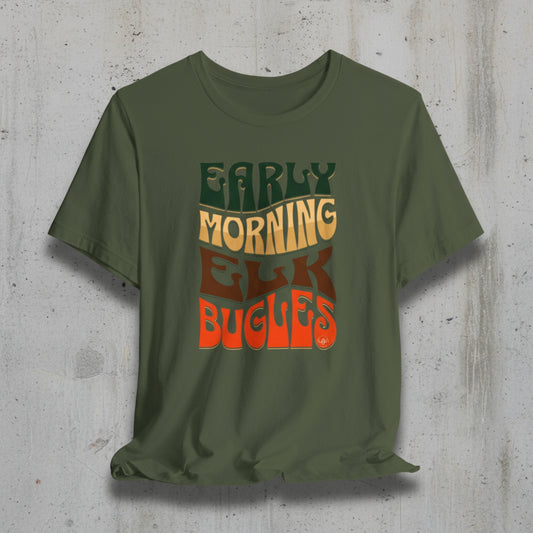 JA Early Morning Elk Bugles T-Shirt