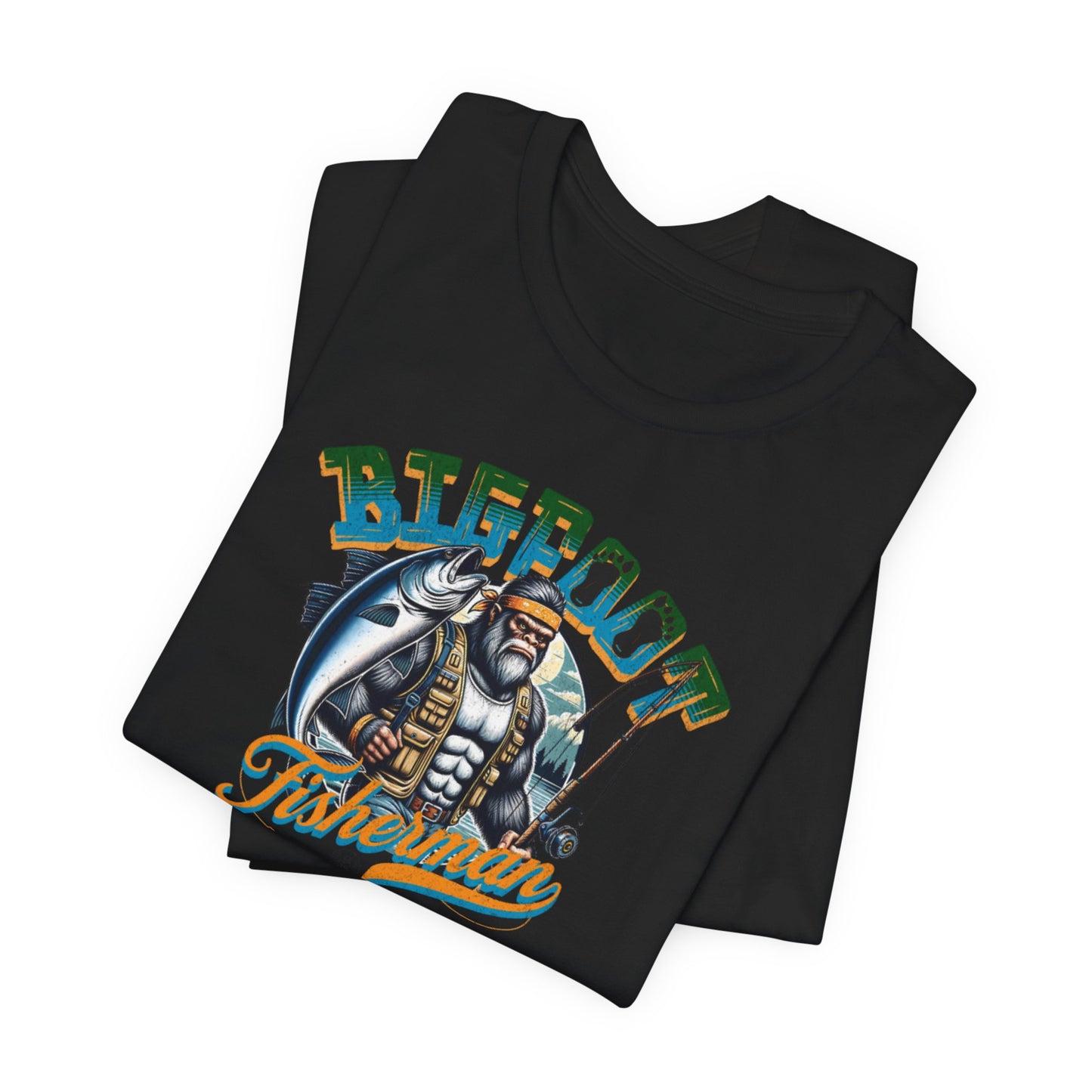 JA Bigfoot Fisherman T-Shirt
