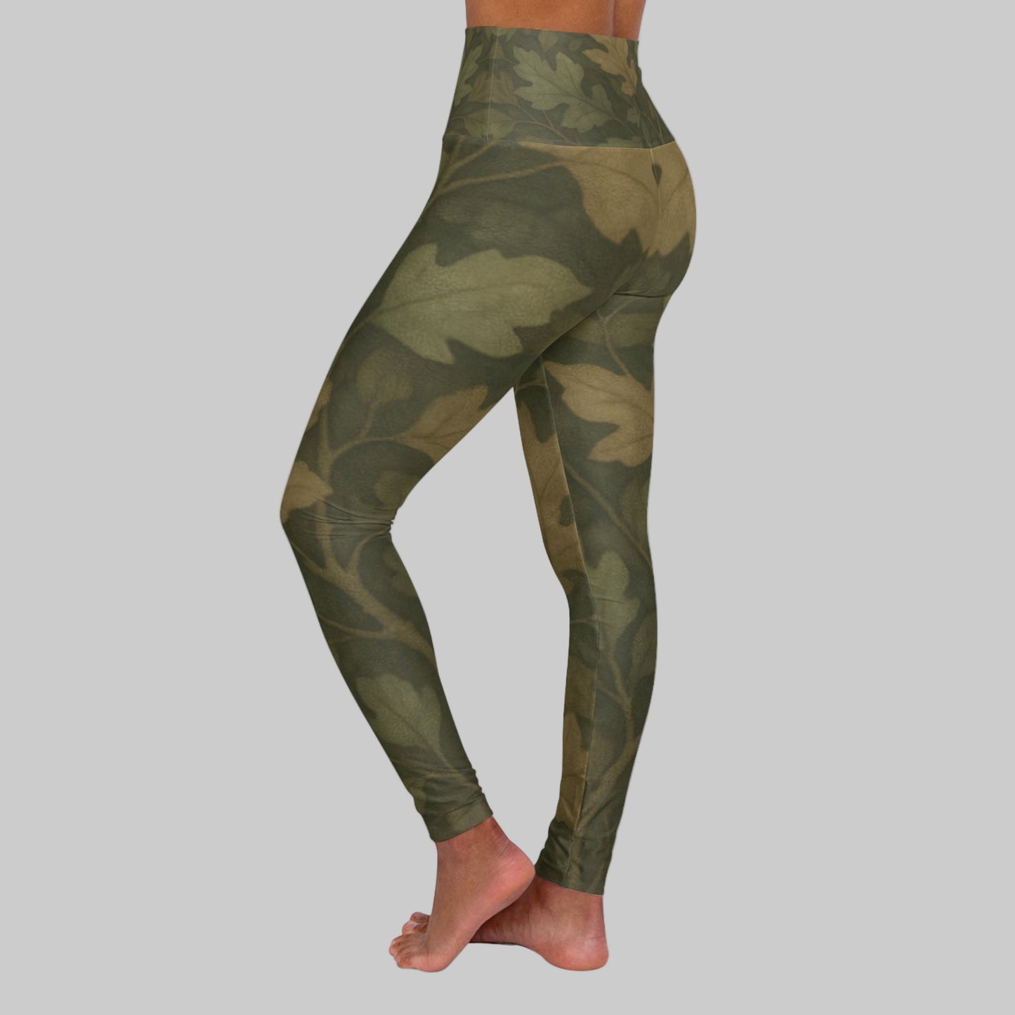 JA Leaf-Camo High Waisted-Leggings