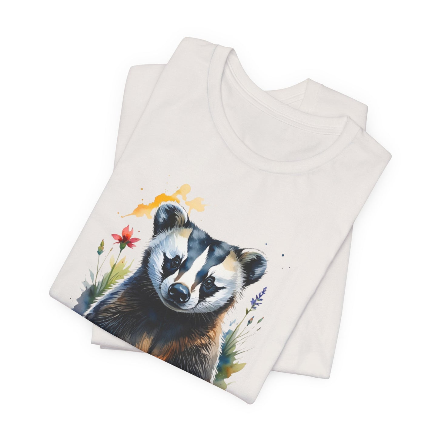 JA Watercolor Badger T-Shirt