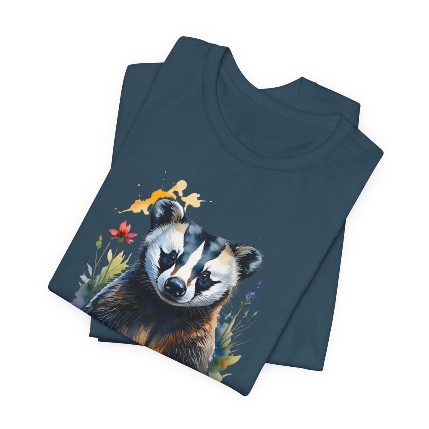 JA Watercolor Badger T-Shirt