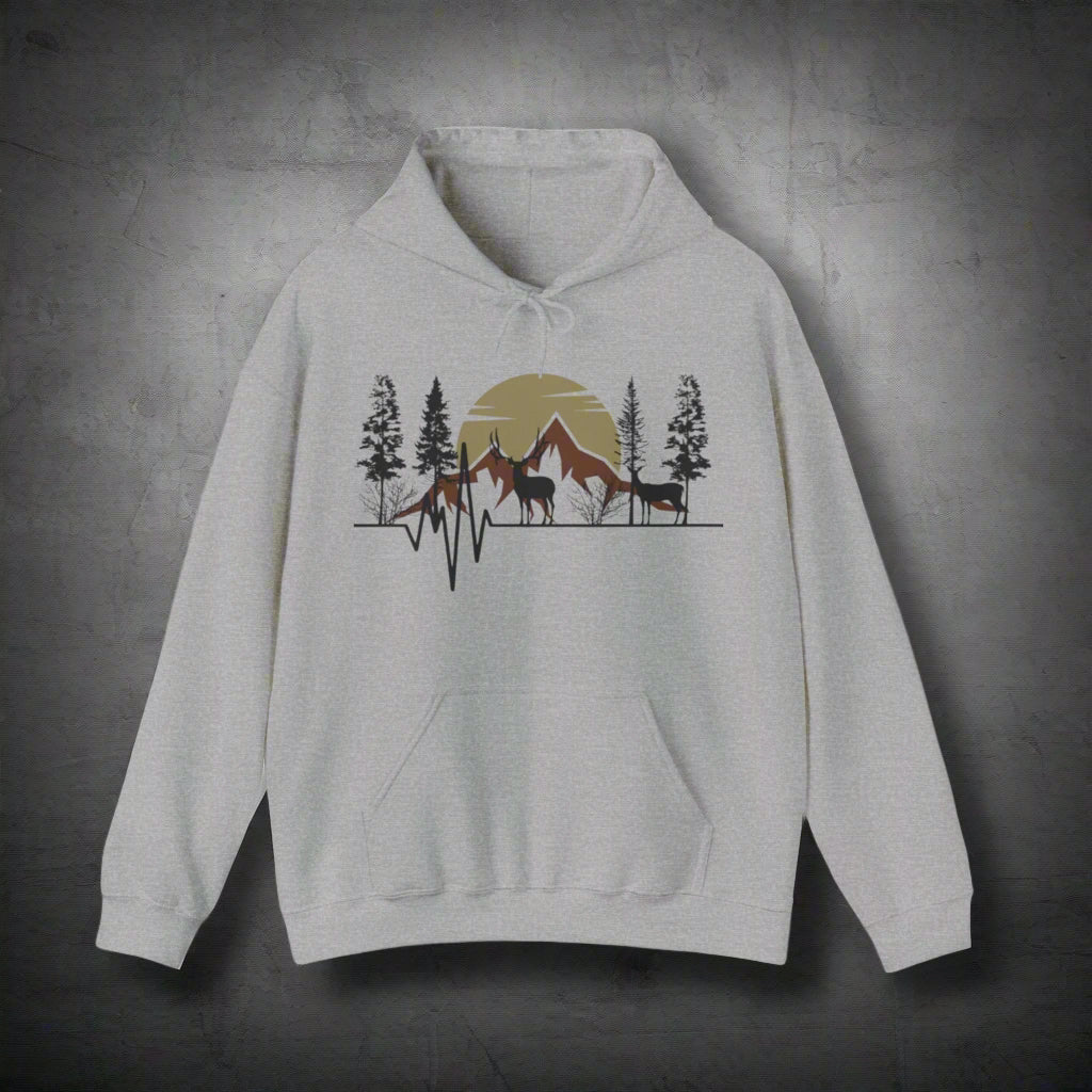 Muley Hunter Heartbeat Hoodie