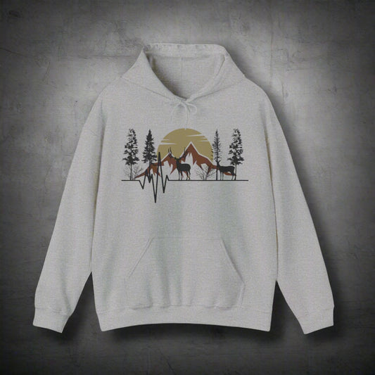 Muley Hunter Heartbeat Hoodie