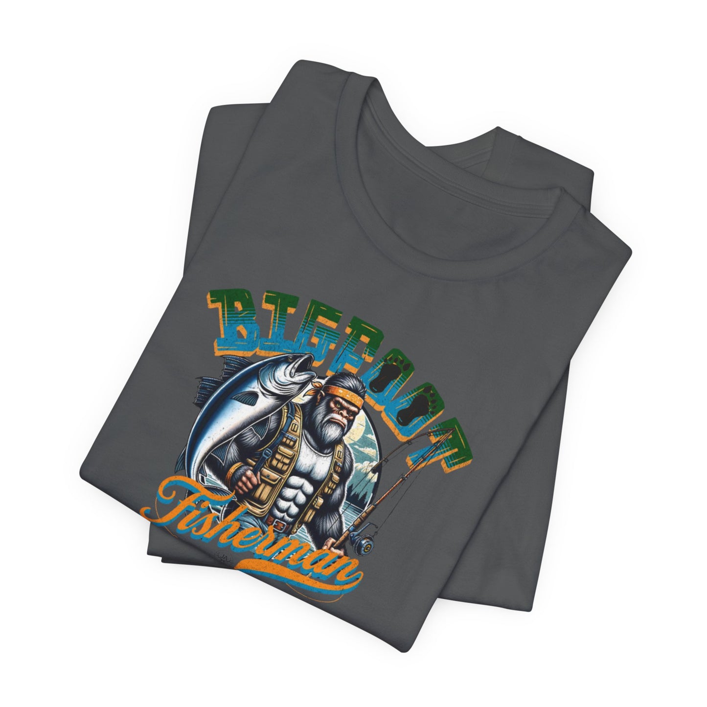 JA Bigfoot Fisherman T-Shirt