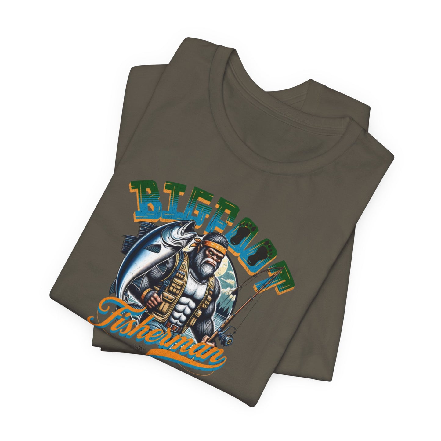 JA Bigfoot Fisherman T-Shirt
