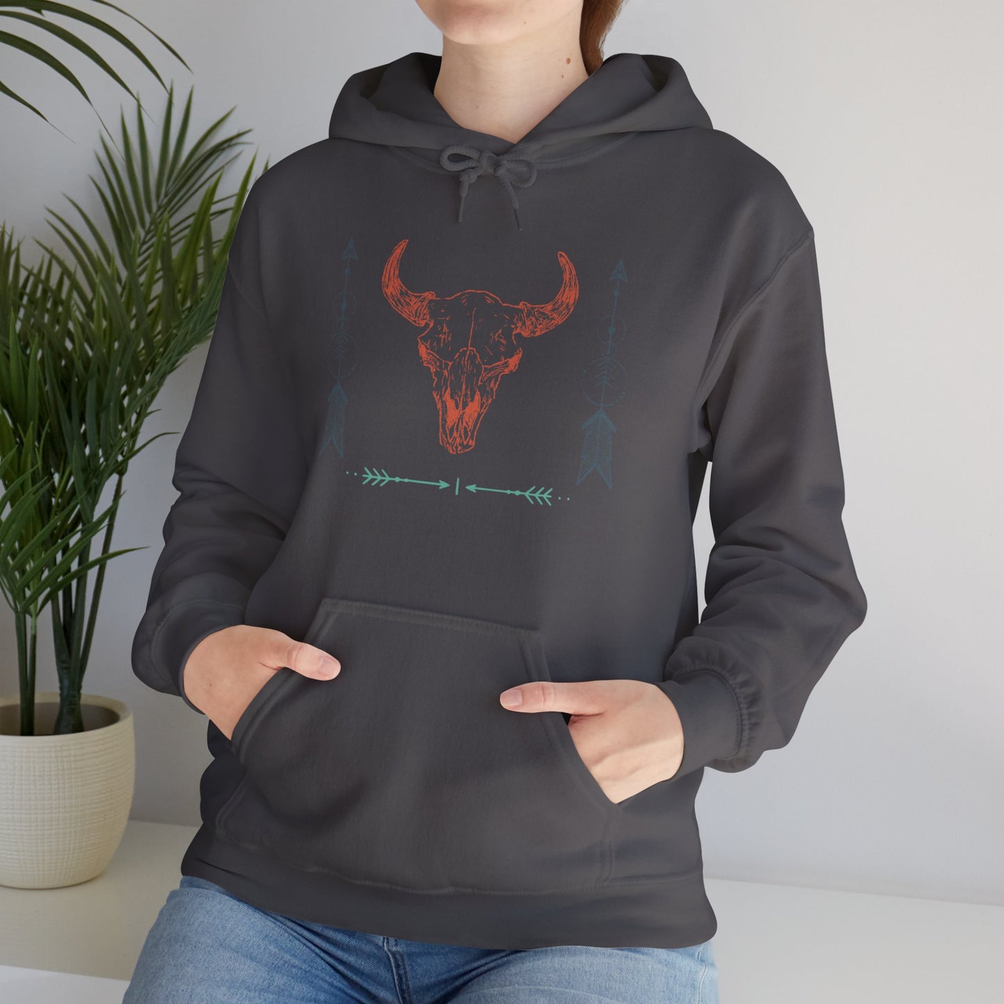 Bison Skull Hoodie