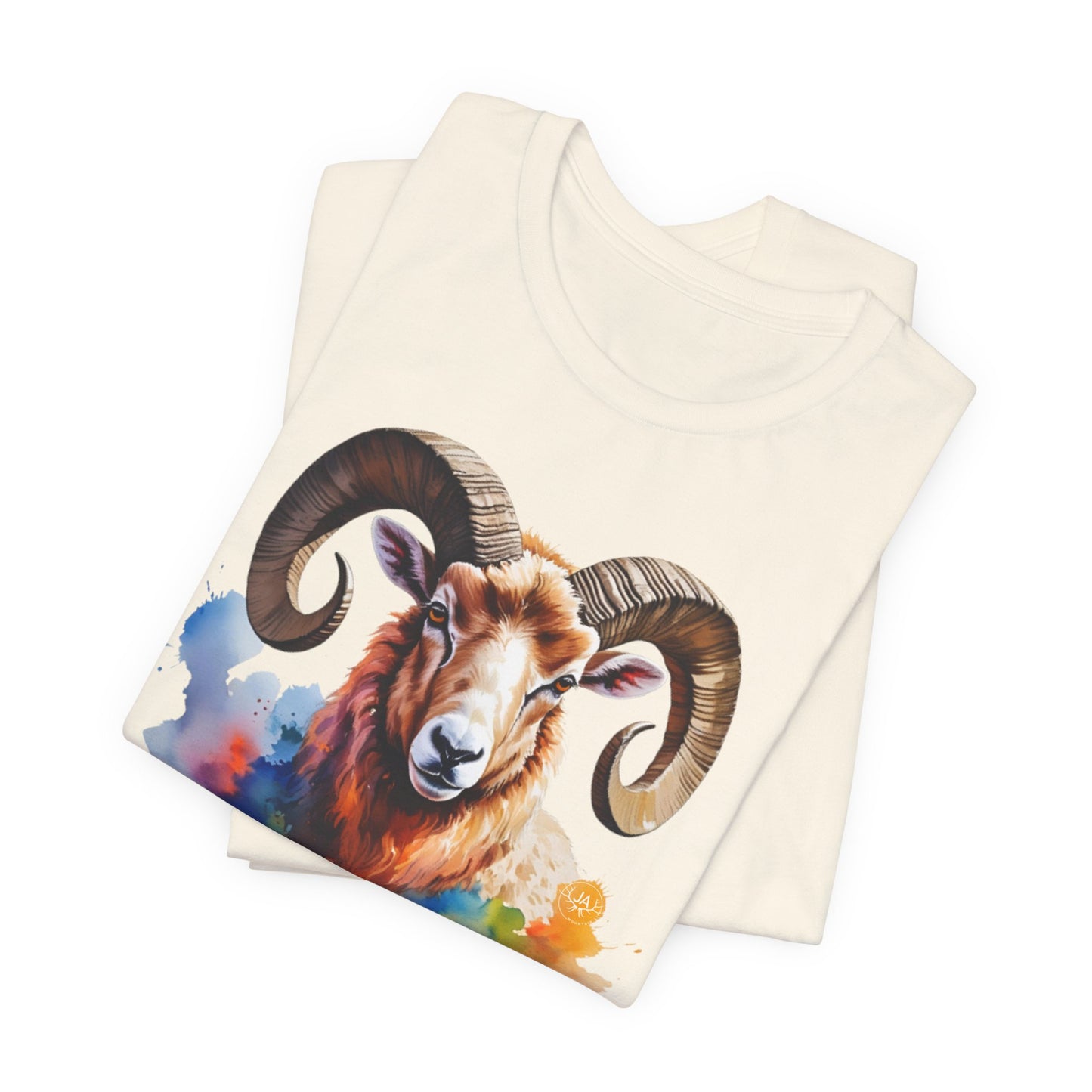 JA Watercolor Big Horn T-Shirt