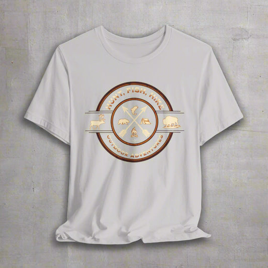 JA Hunt, Fish, Hike T-Shirt