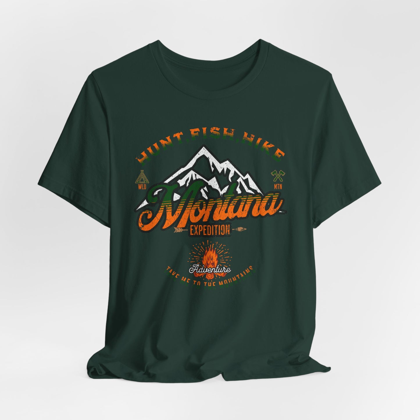 JA Montana Hunt Fish Hike T-Shirt
