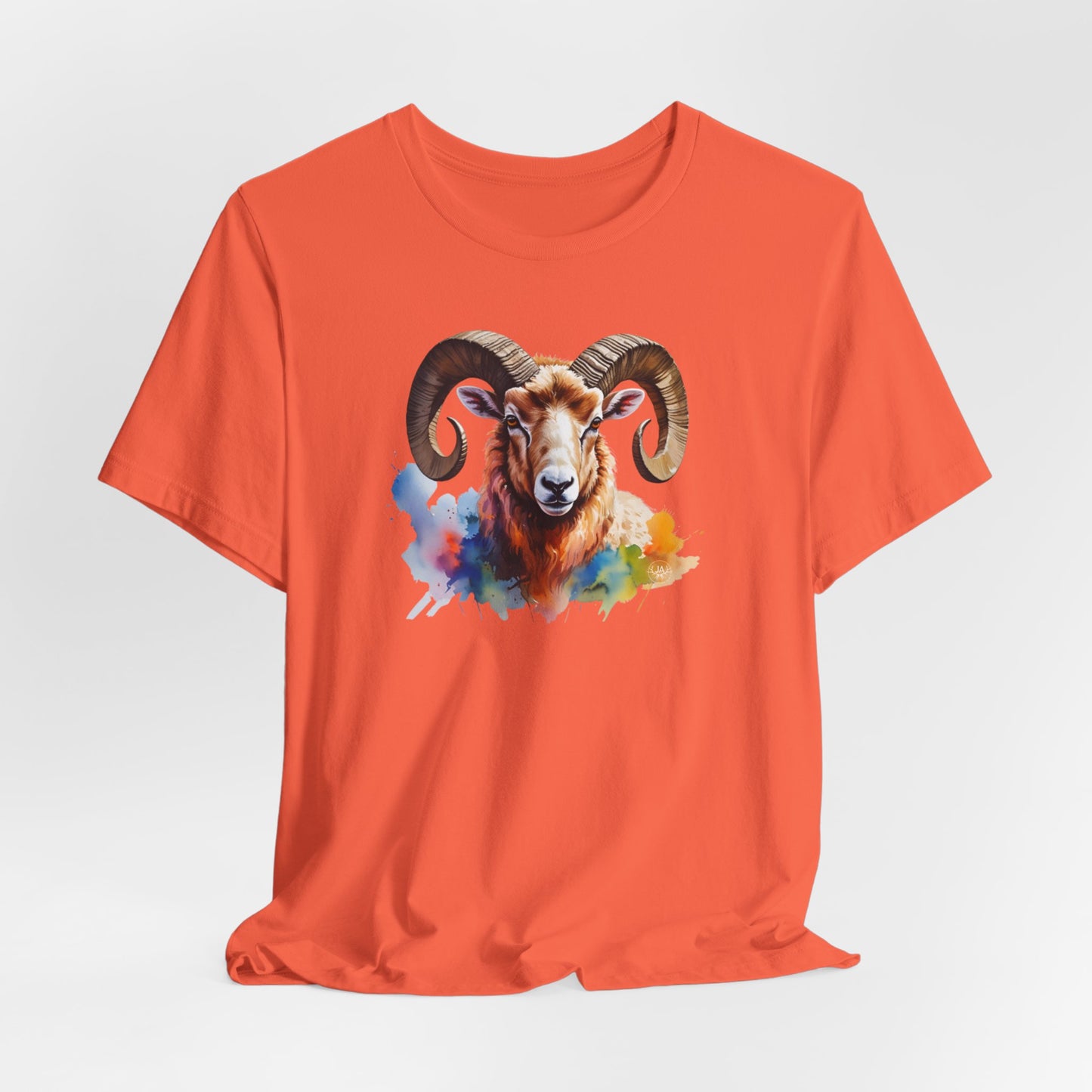 JA Watercolor Big Horn T-Shirt