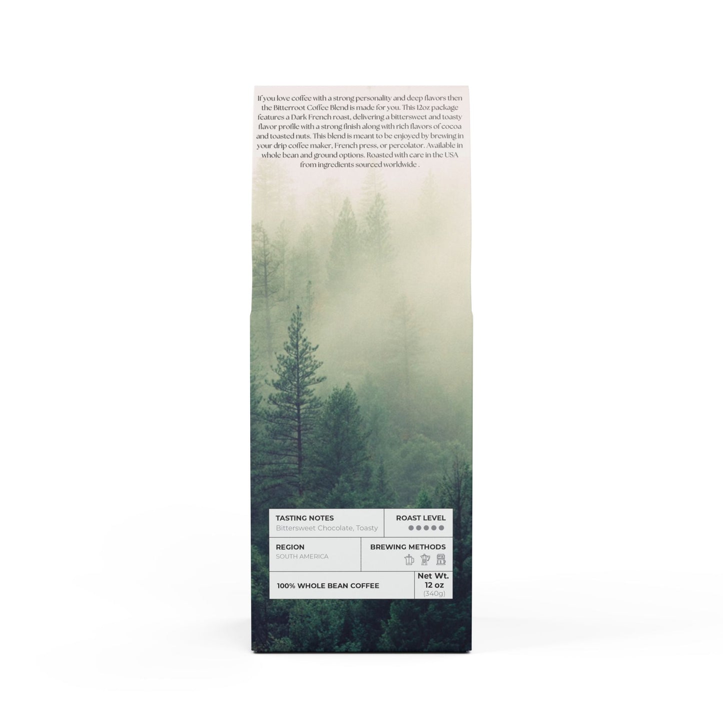 JA Bitterroot Coffee Blend (Dark French Roast)