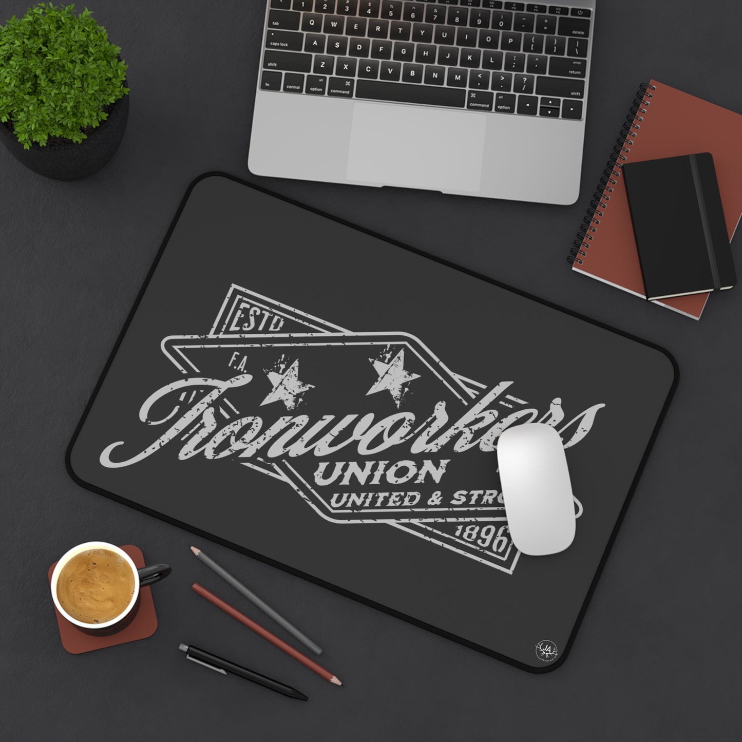 JA Union Ironworkers Desk Mat