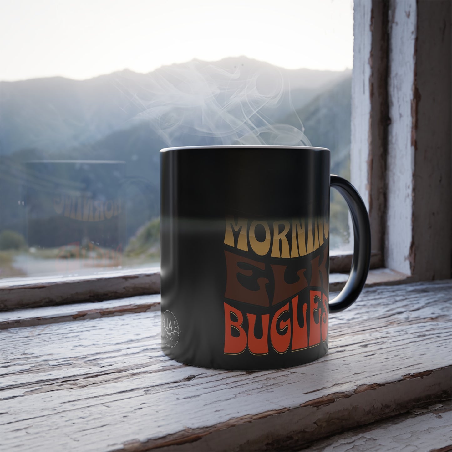 JA Color Morphing Early Morning Elk Bugles Mug