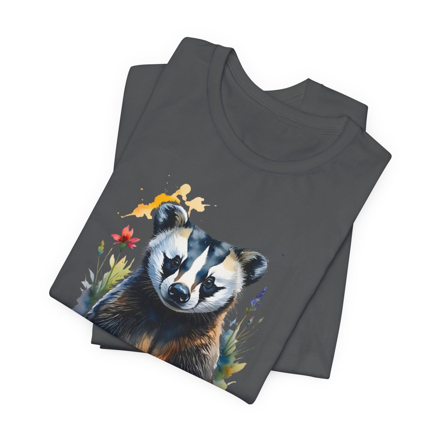 JA Watercolor Badger T-Shirt