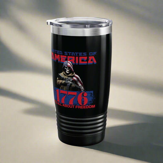 JA It's All About our Freedom-Tumbler