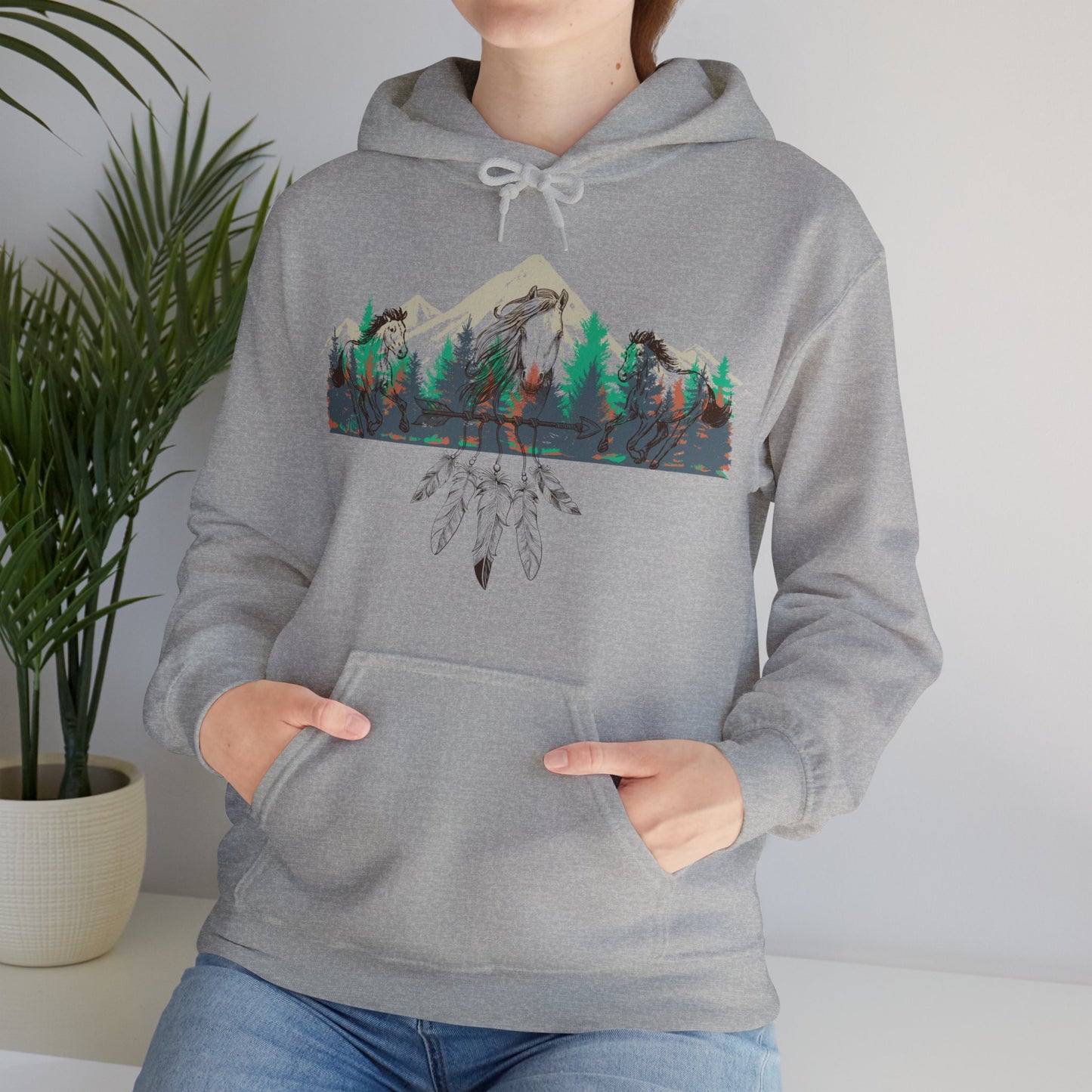 Tribal Horse Hoodie