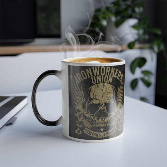 JA Color Morphing "Ironworkers Union" Mug