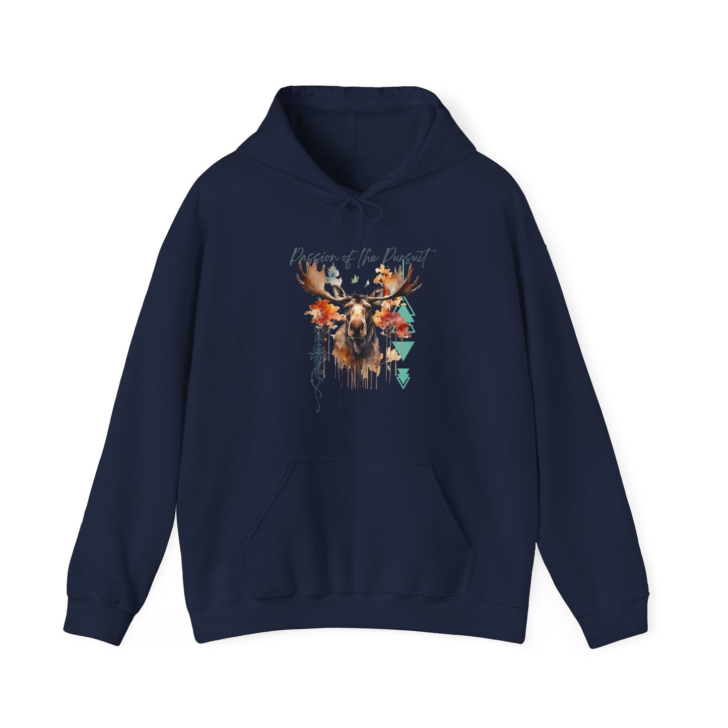Passion of the Pursuit Moose Hoodie
