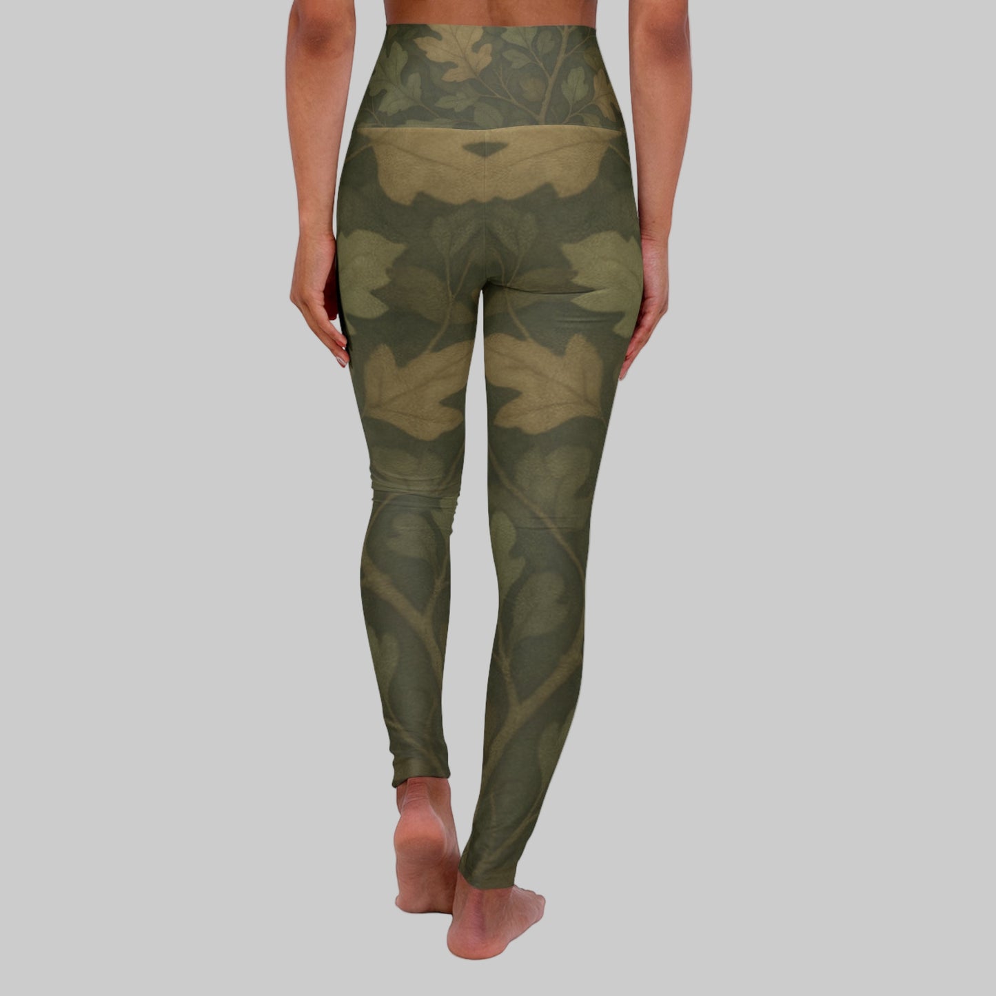 JA Leaf-Camo High Waisted-Leggings