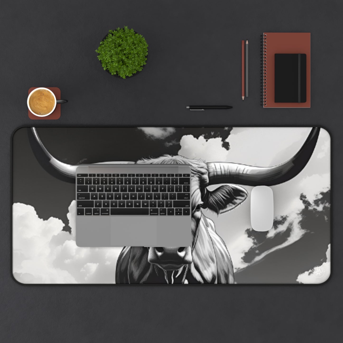 JA Long Horn Desk Mat