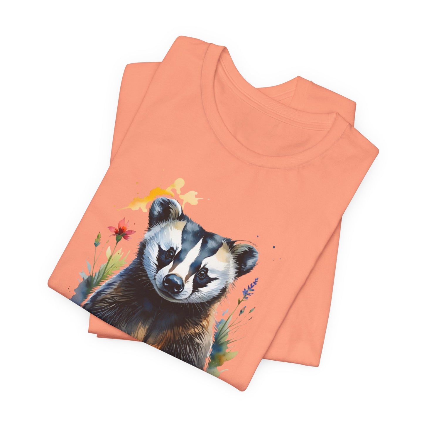 JA Watercolor Badger T-Shirt