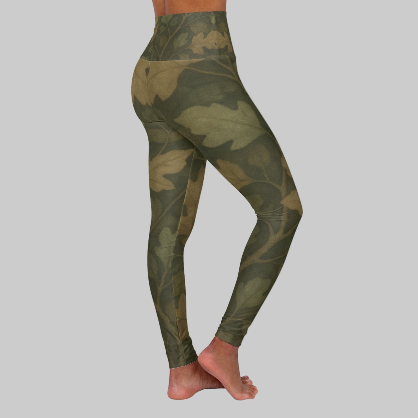 JA Leaf-Camo High Waisted-Leggings