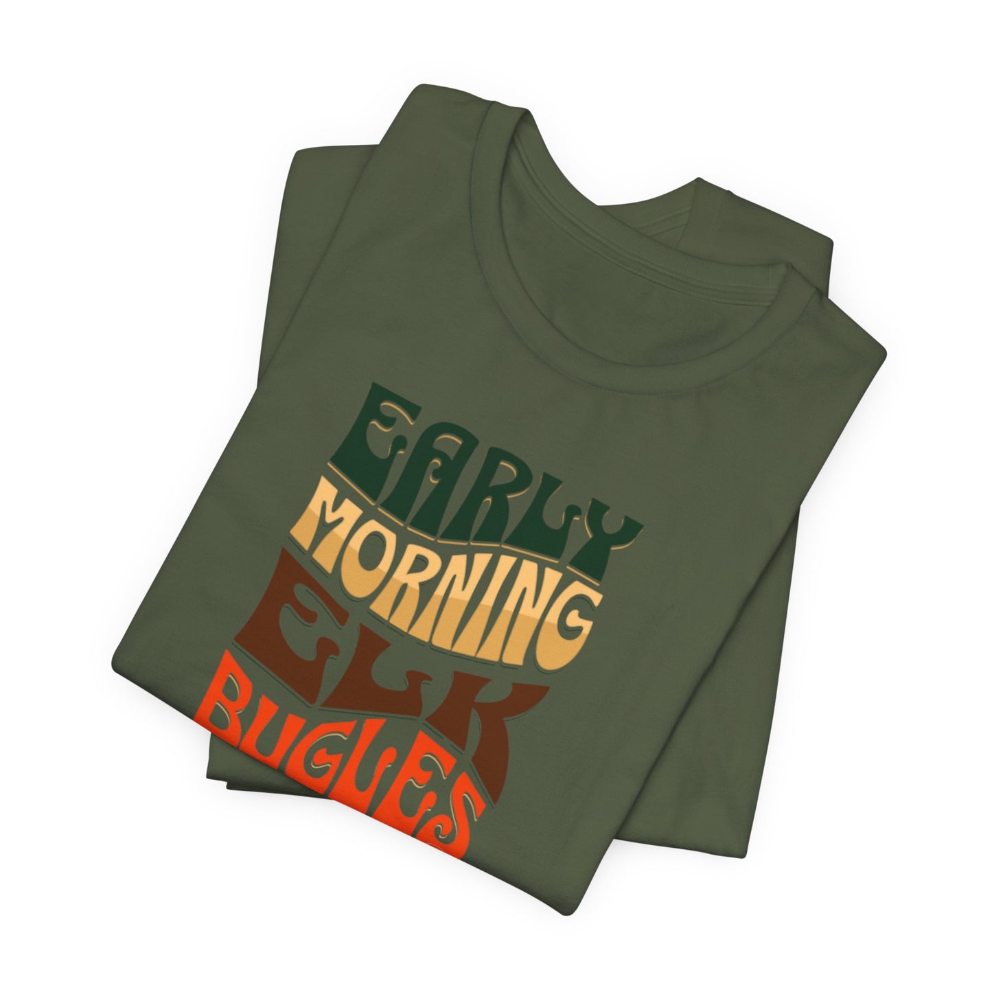 JA Early Morning Elk Bugles T-Shirt