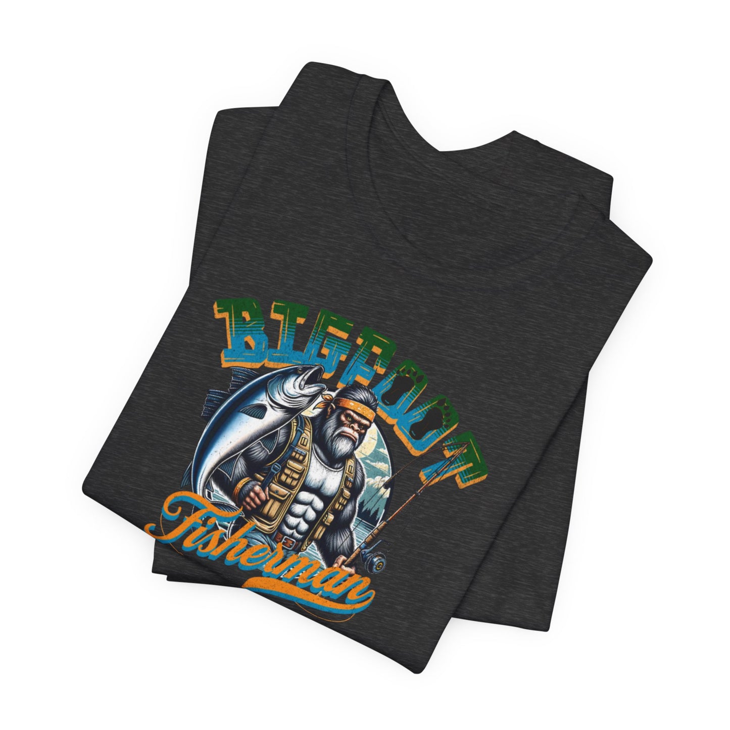 JA Bigfoot Fisherman T-Shirt