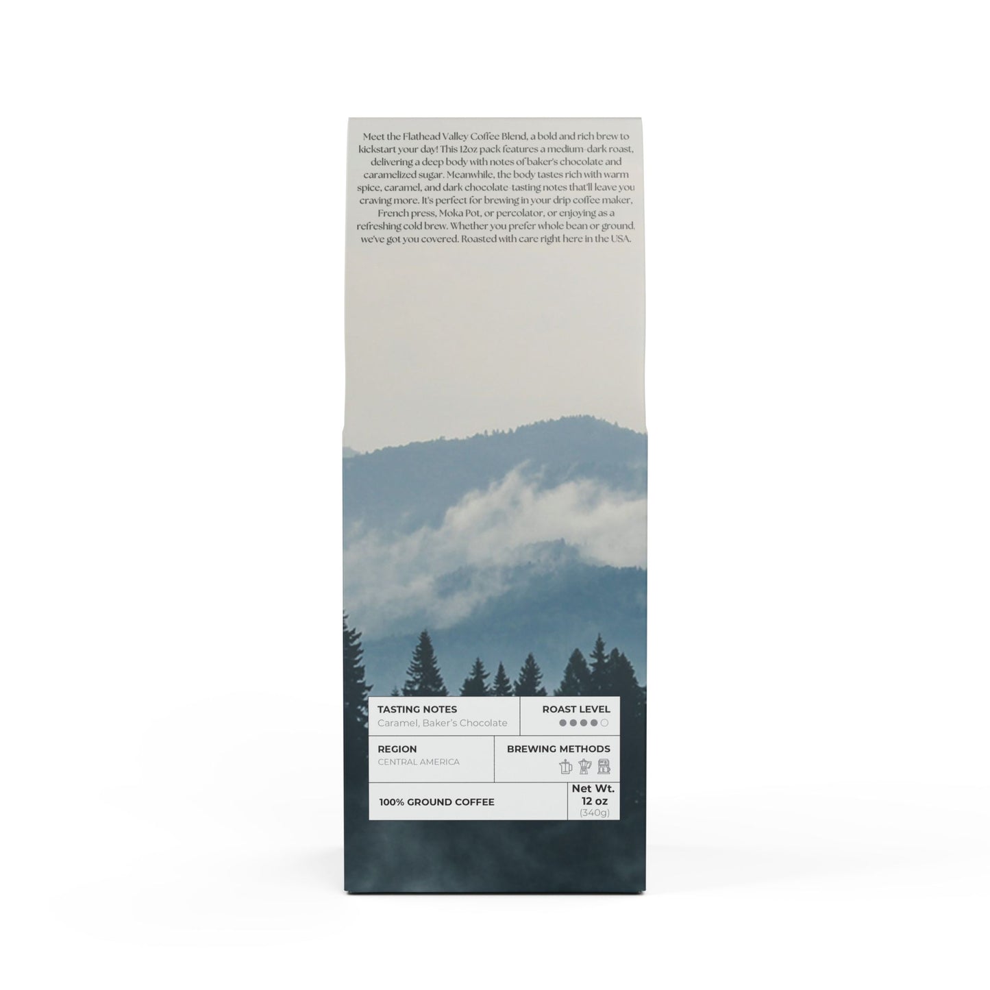 JA Flathead Valley Coffee Blend (Medium-Dark Roast)