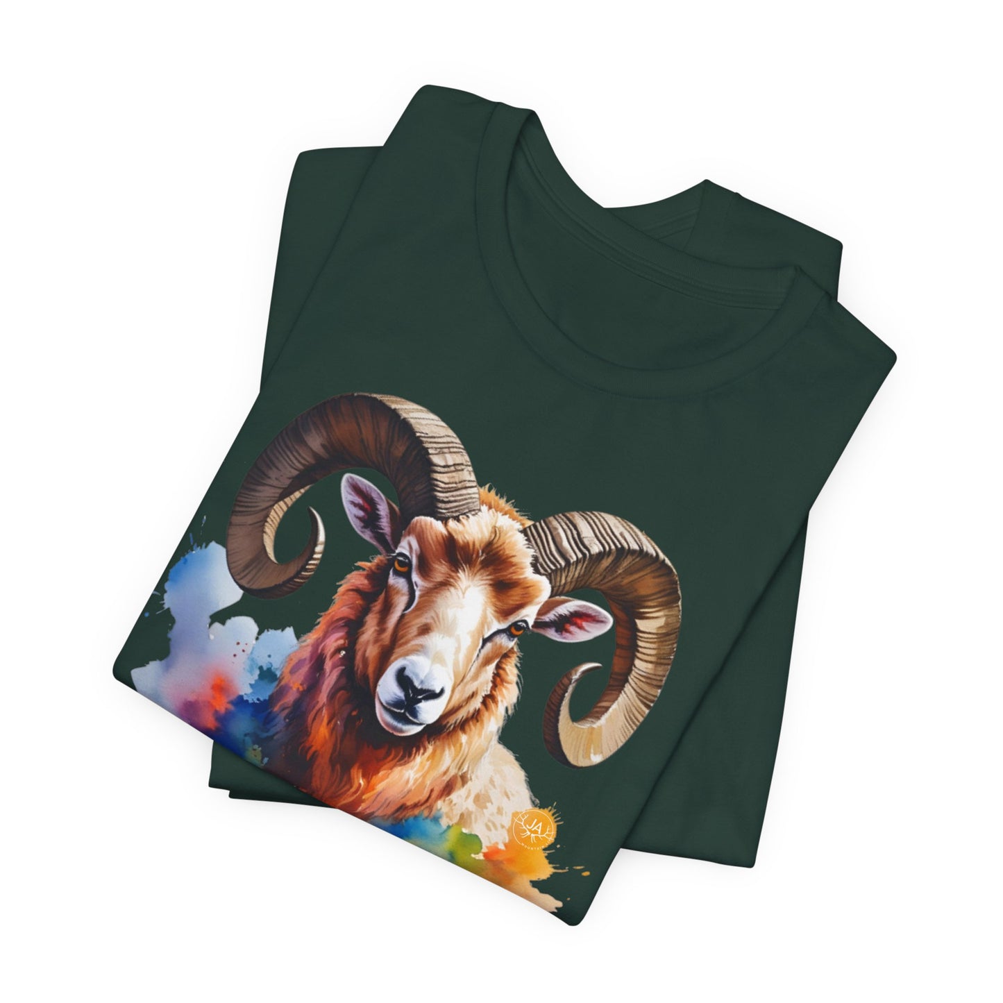 JA Watercolor Big Horn T-Shirt