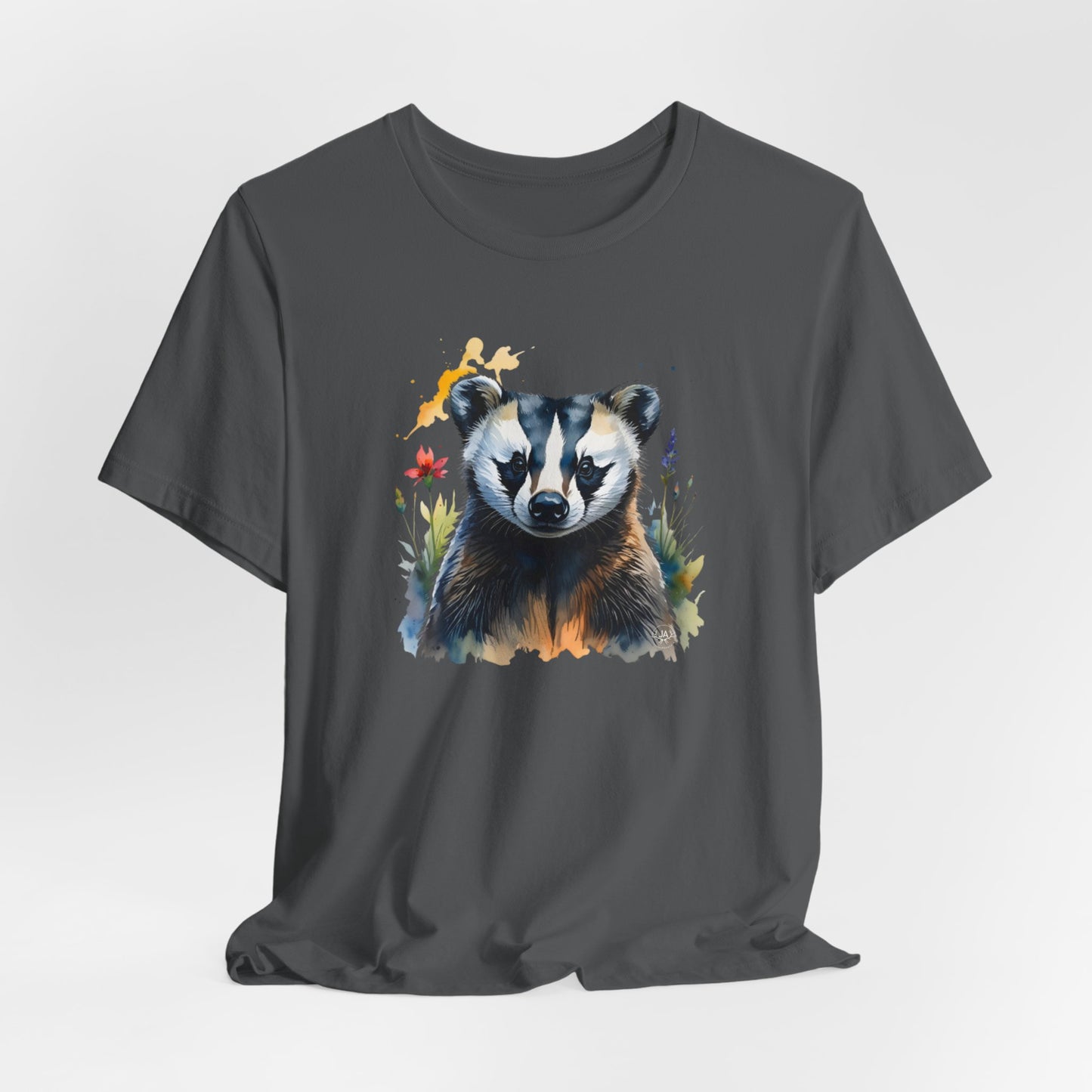 JA Watercolor Badger T-Shirt