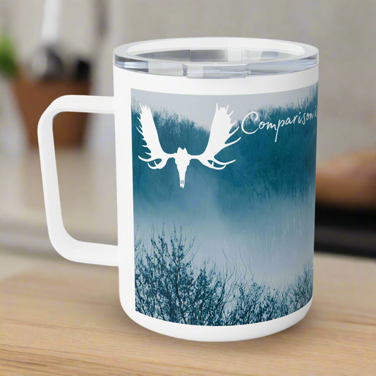 JA Comparison is the Thief of Joy Insulated Mug