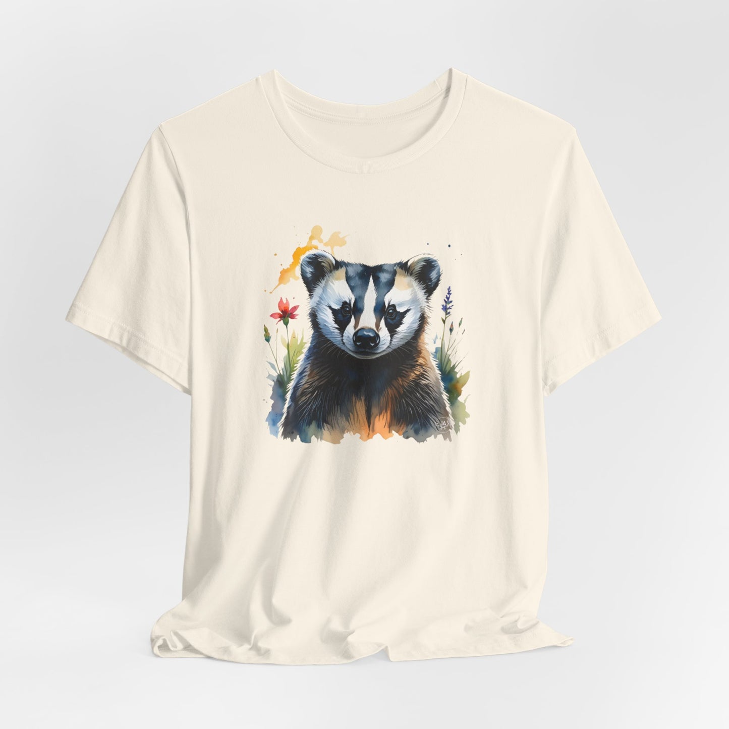 JA Watercolor Badger T-Shirt