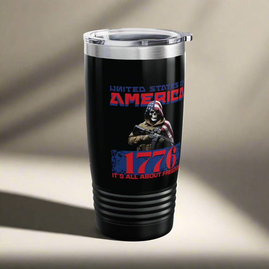 JA It's All About our Freedom-Tumbler