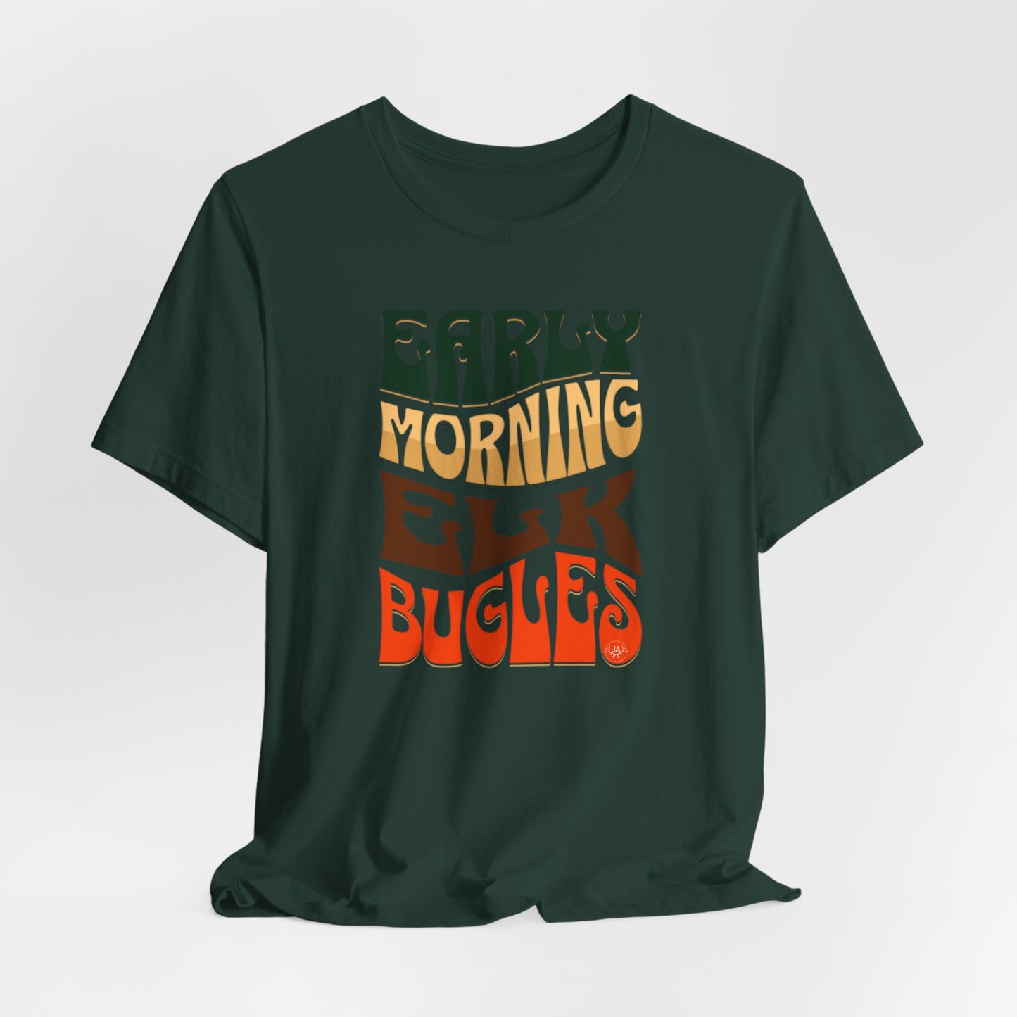 JA Early Morning Elk Bugles T-Shirt