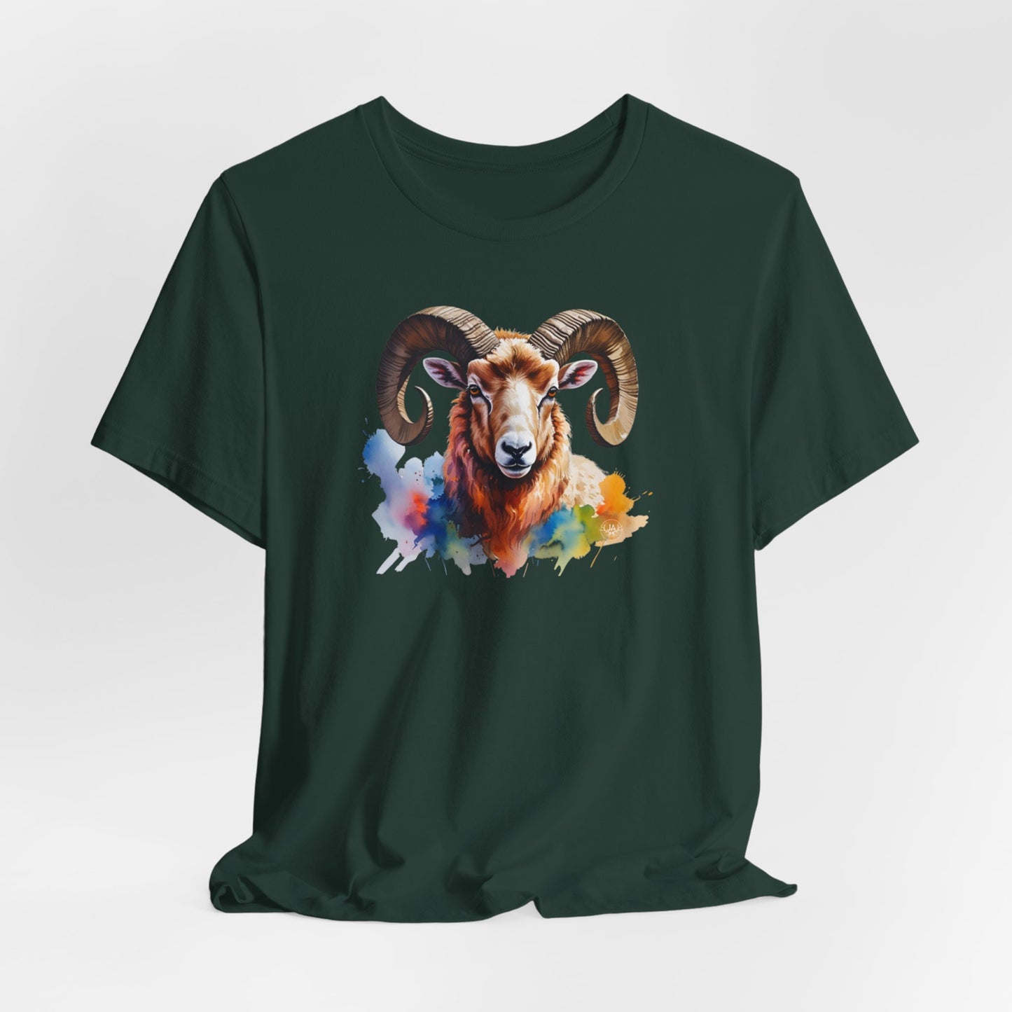JA Watercolor Big Horn T-Shirt