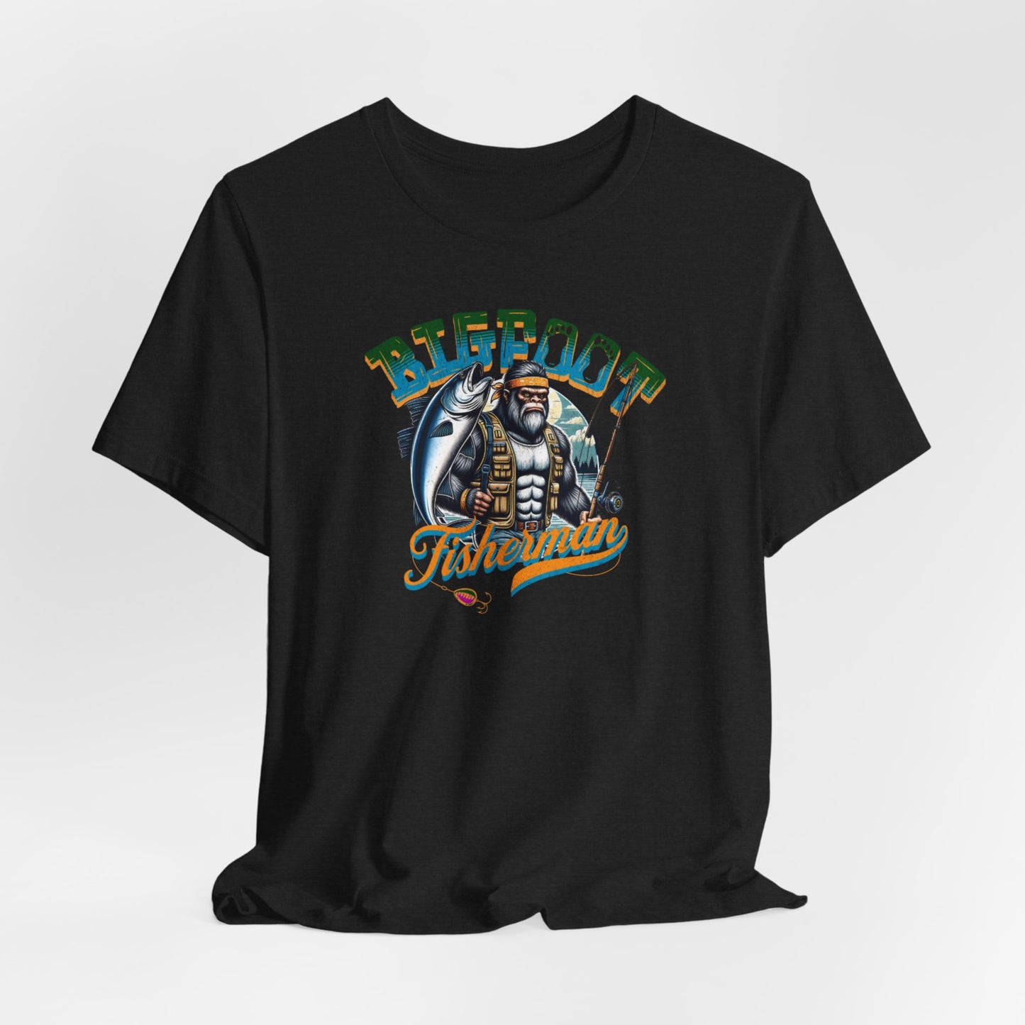 JA Bigfoot Fisherman T-Shirt