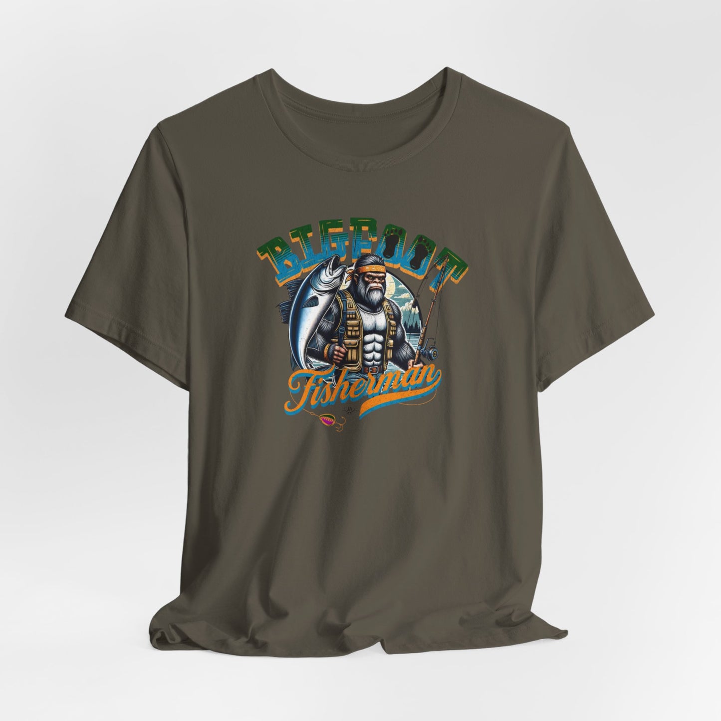 JA Bigfoot Fisherman T-Shirt