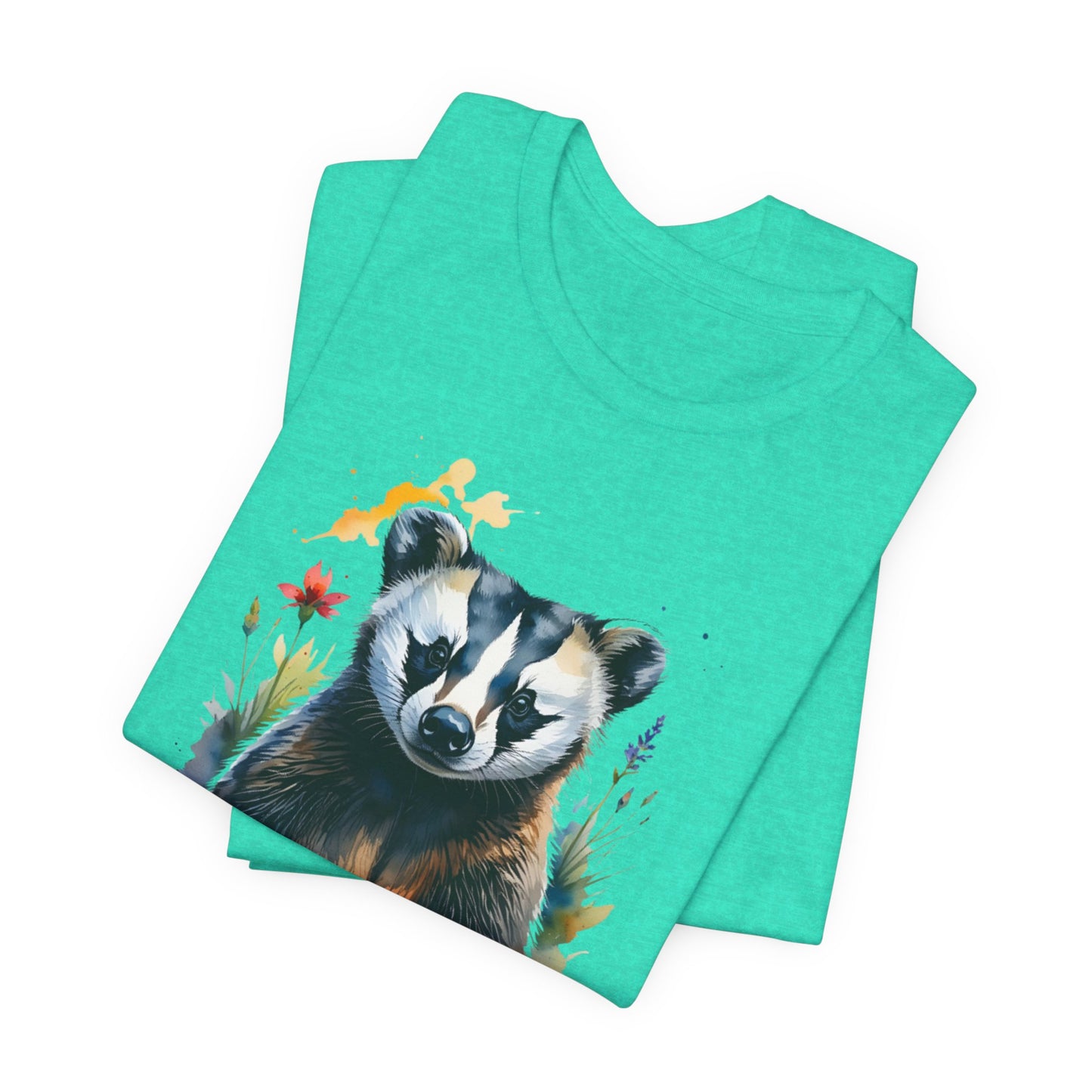 JA Watercolor Badger T-Shirt
