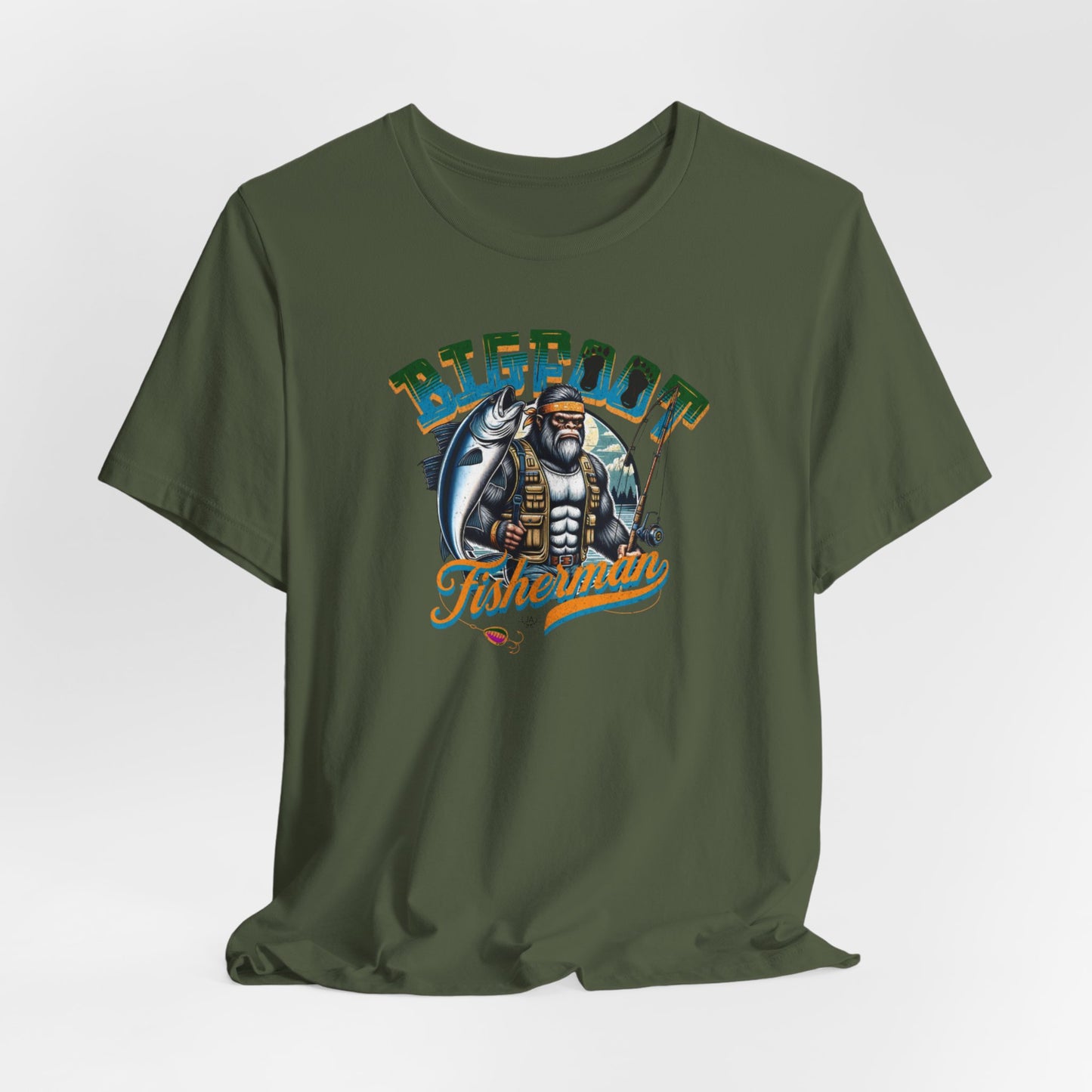 JA Bigfoot Fisherman T-Shirt