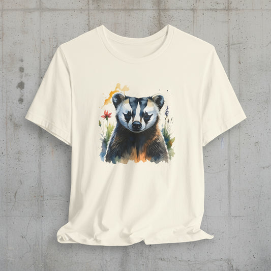 JA Watercolor Badger T-Shirt