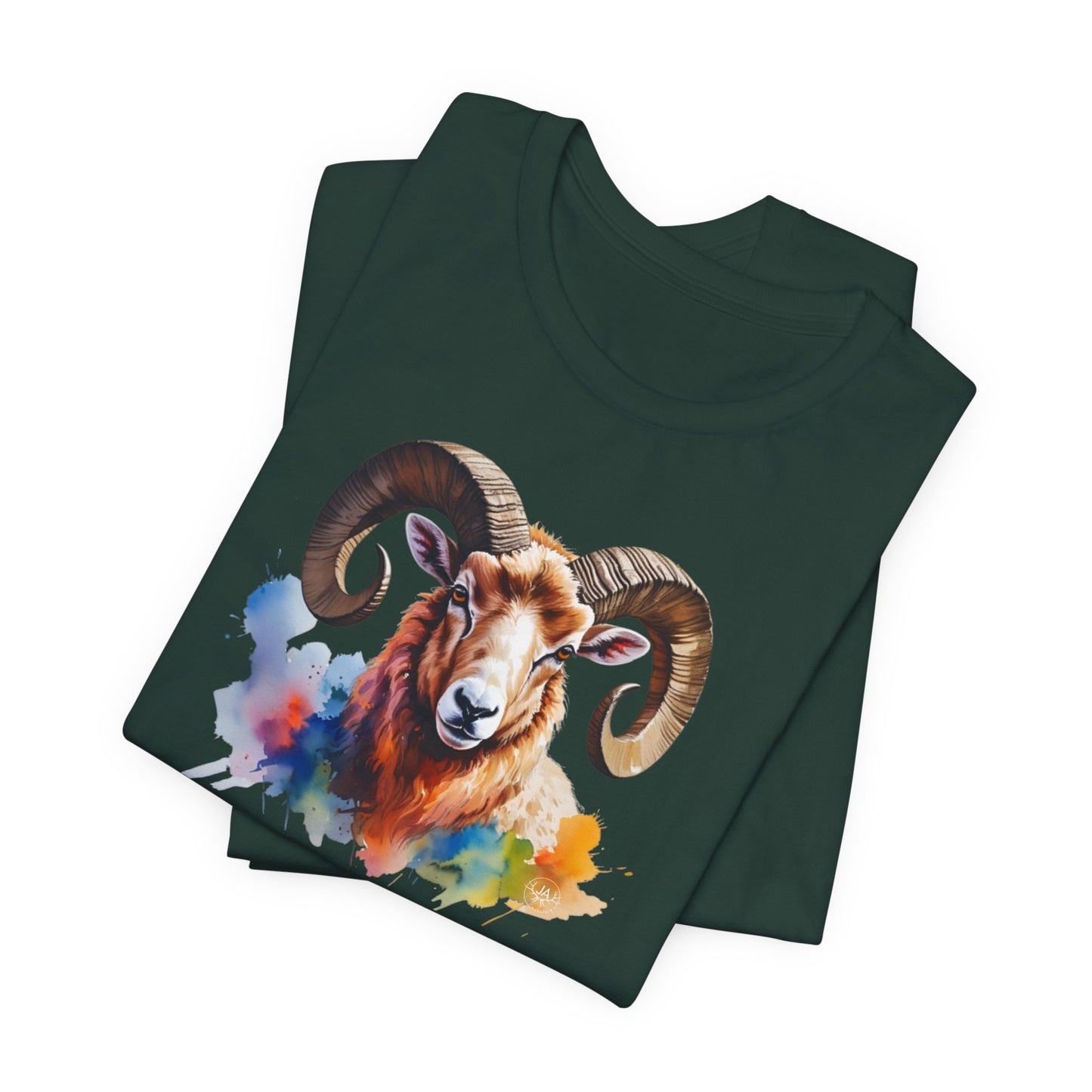 JA Watercolor Big Horn T-Shirt